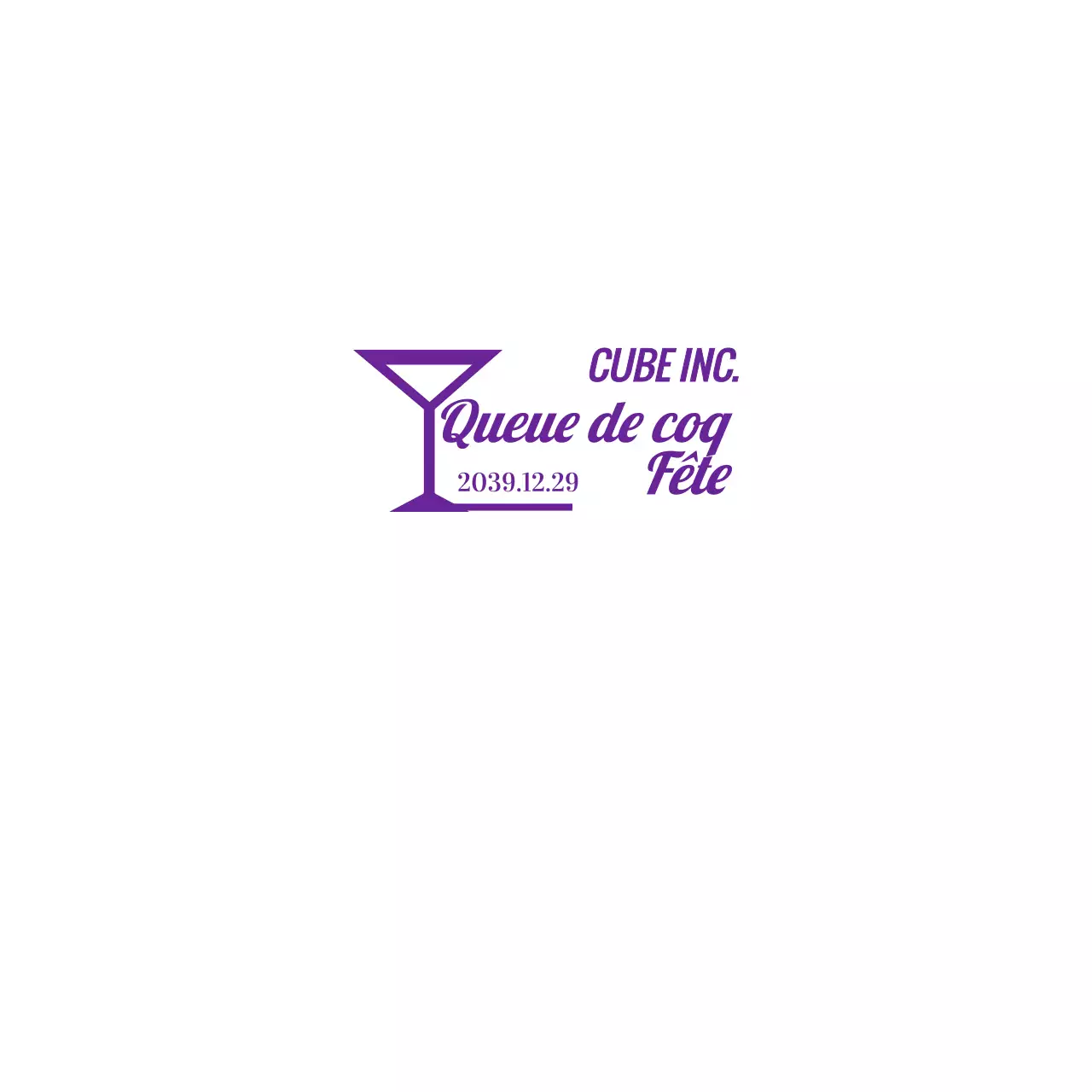 Soirée queue de coq 냅킨