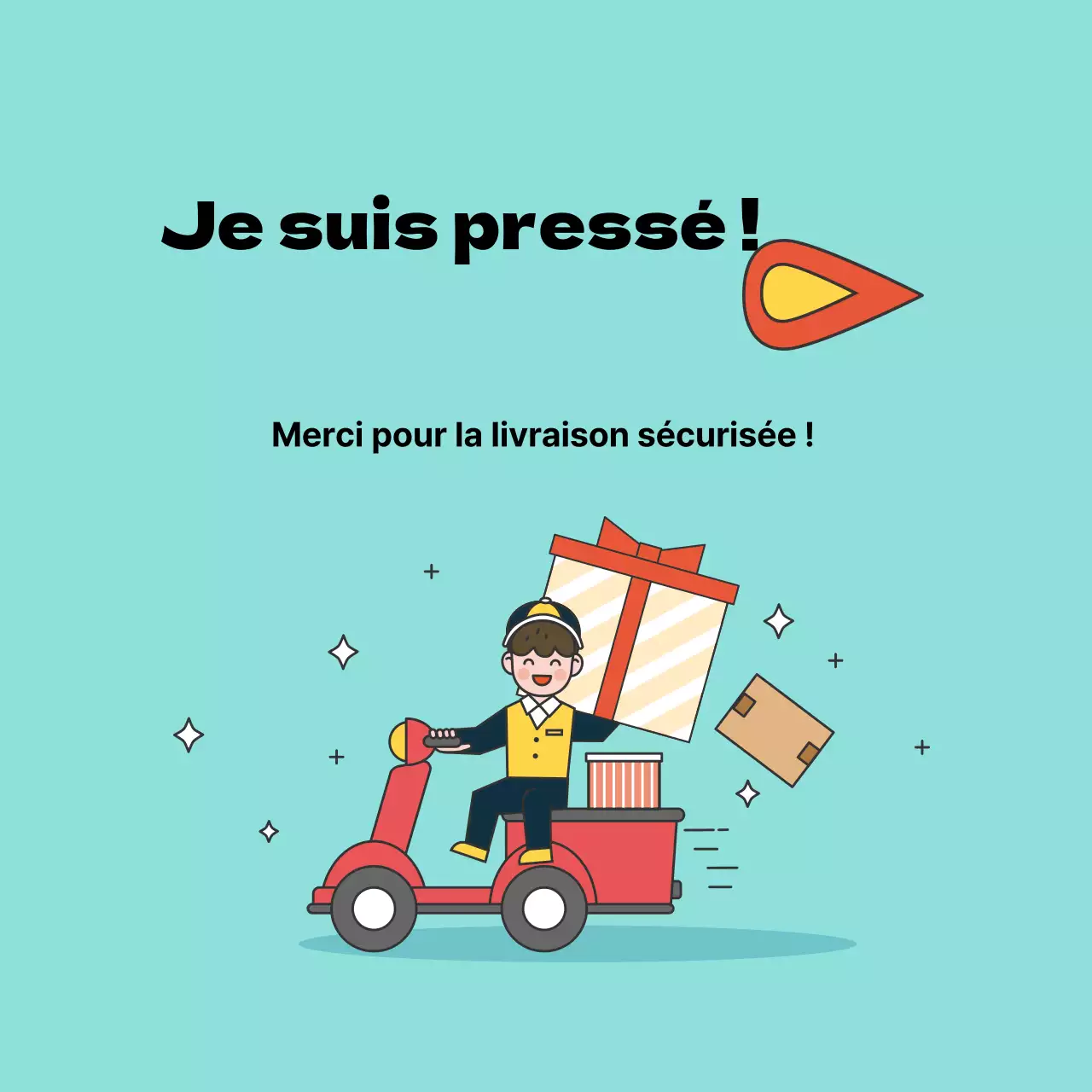 Autocollants pour l'expédition accélérée