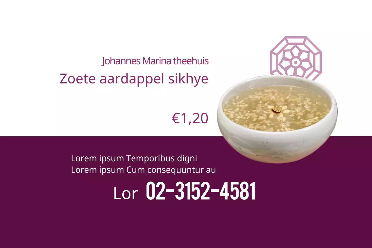 Zoete aardappel Amazake