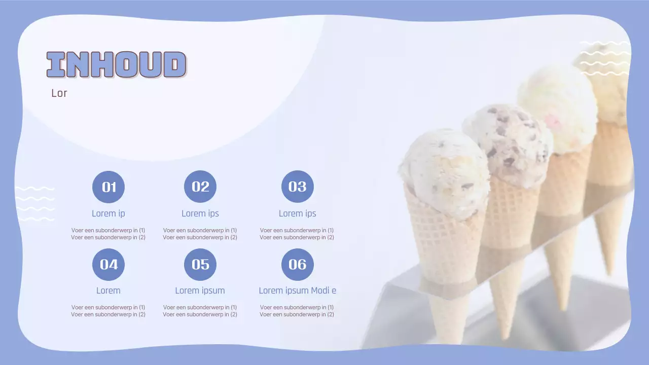 De trend naar pastelkleurige gelato analyseren Consumentenenquêtes