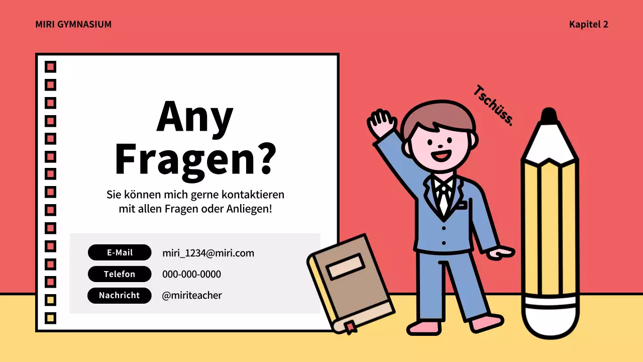 Helle und niedliche Illustrationen zu Leben und Ethik