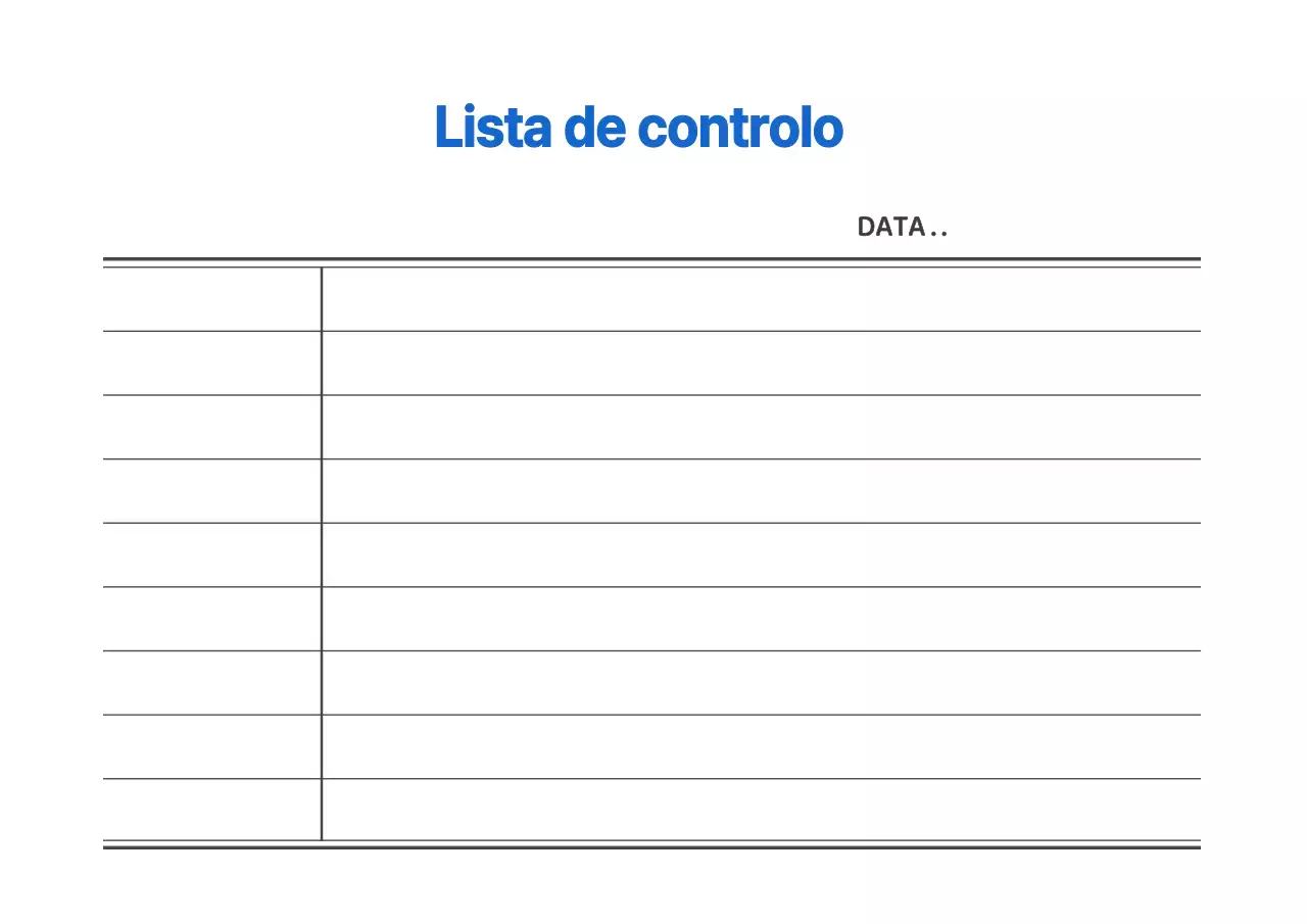 Lista de controlo