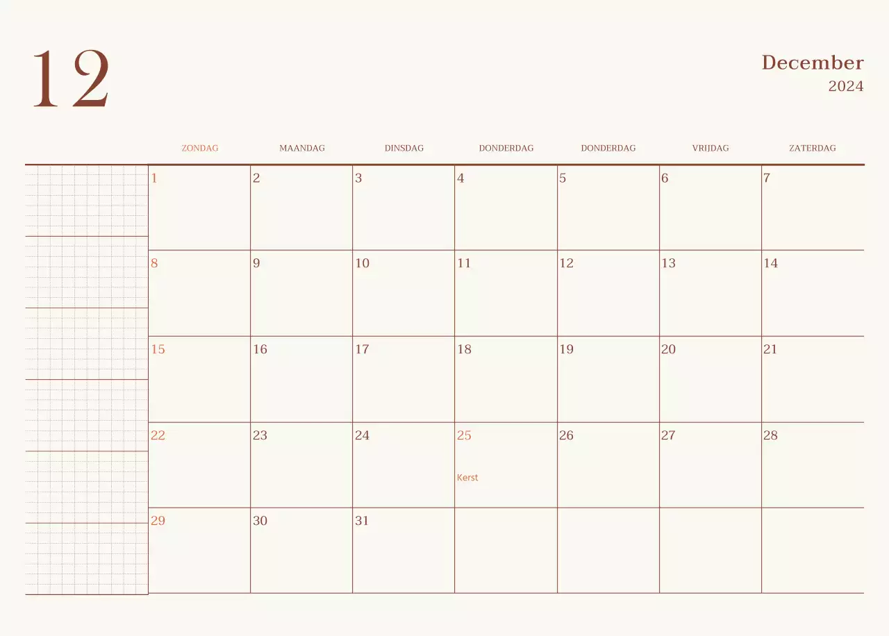 Emotionele fotolay-out voor café in beige en bruin