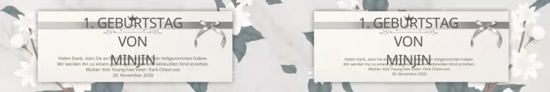 Graues floral gemustertes Band zum Fest