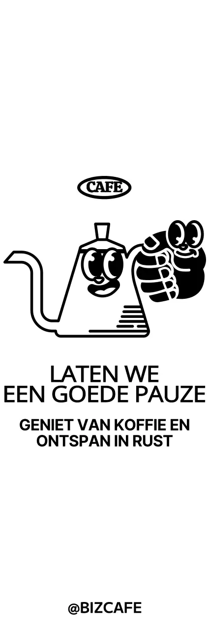 Voor leuke en hippe koffiepotten en cafe-artikelen in handkarakterstijl