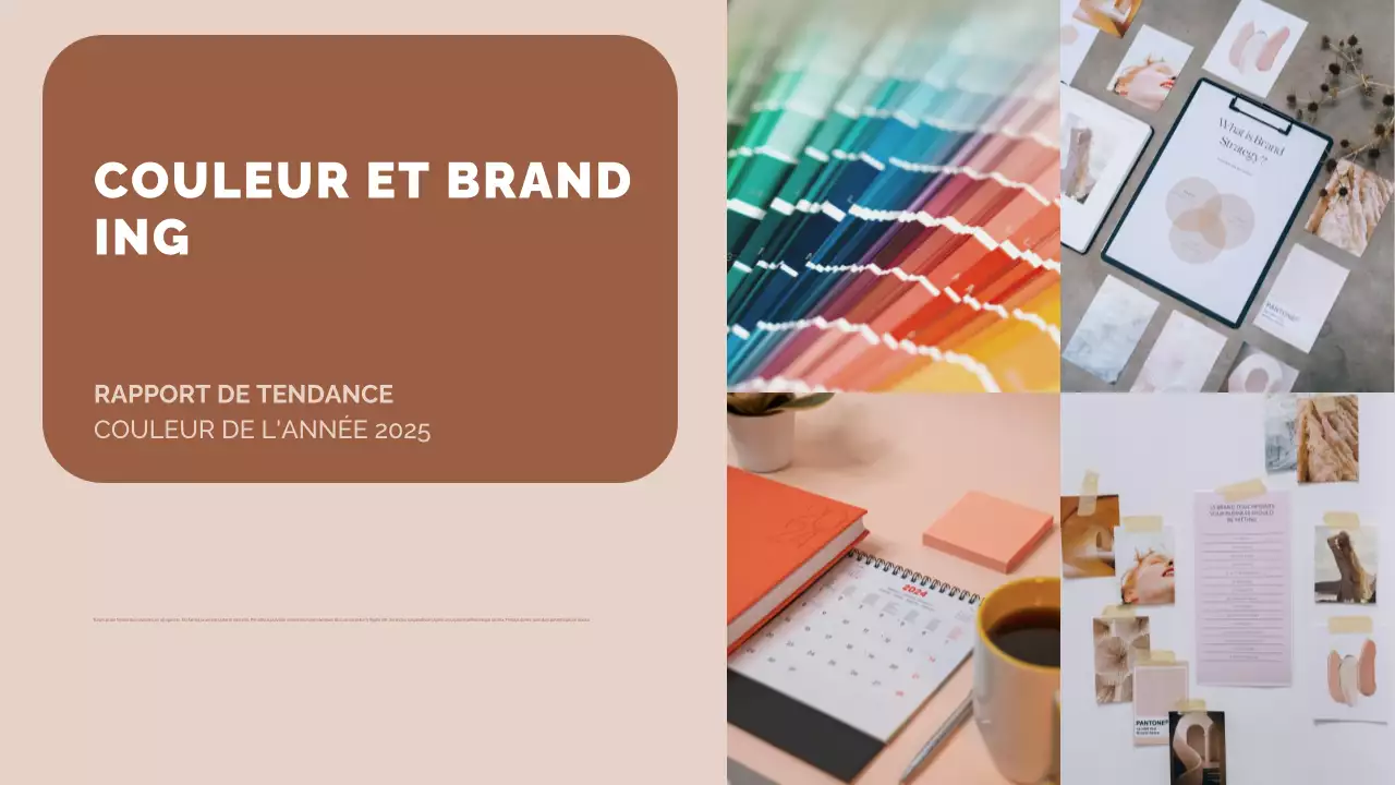 document de rapport sur les tendances modernes brunes