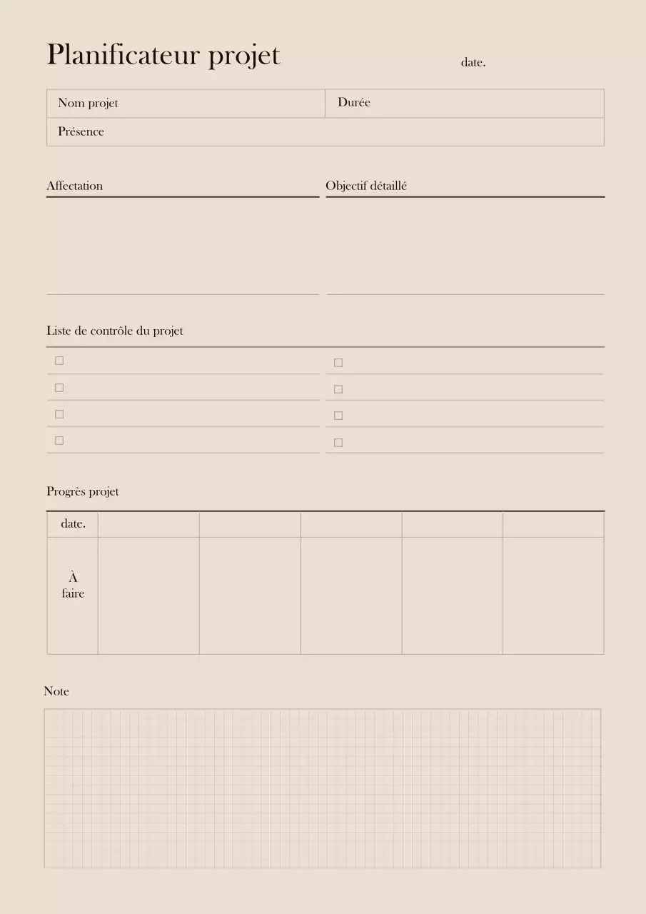 Un agenda GoodNote marron sentimental