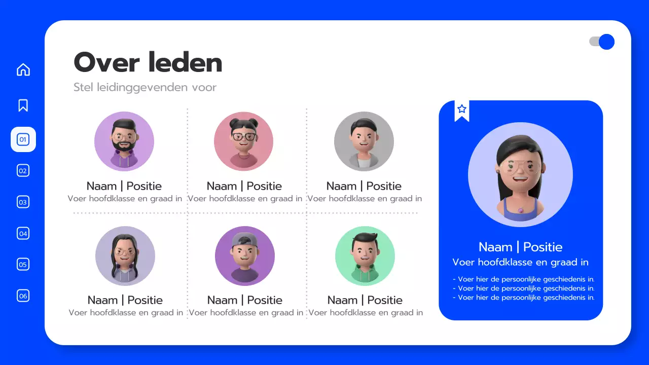 Universitaire convocatie in blauw 3D