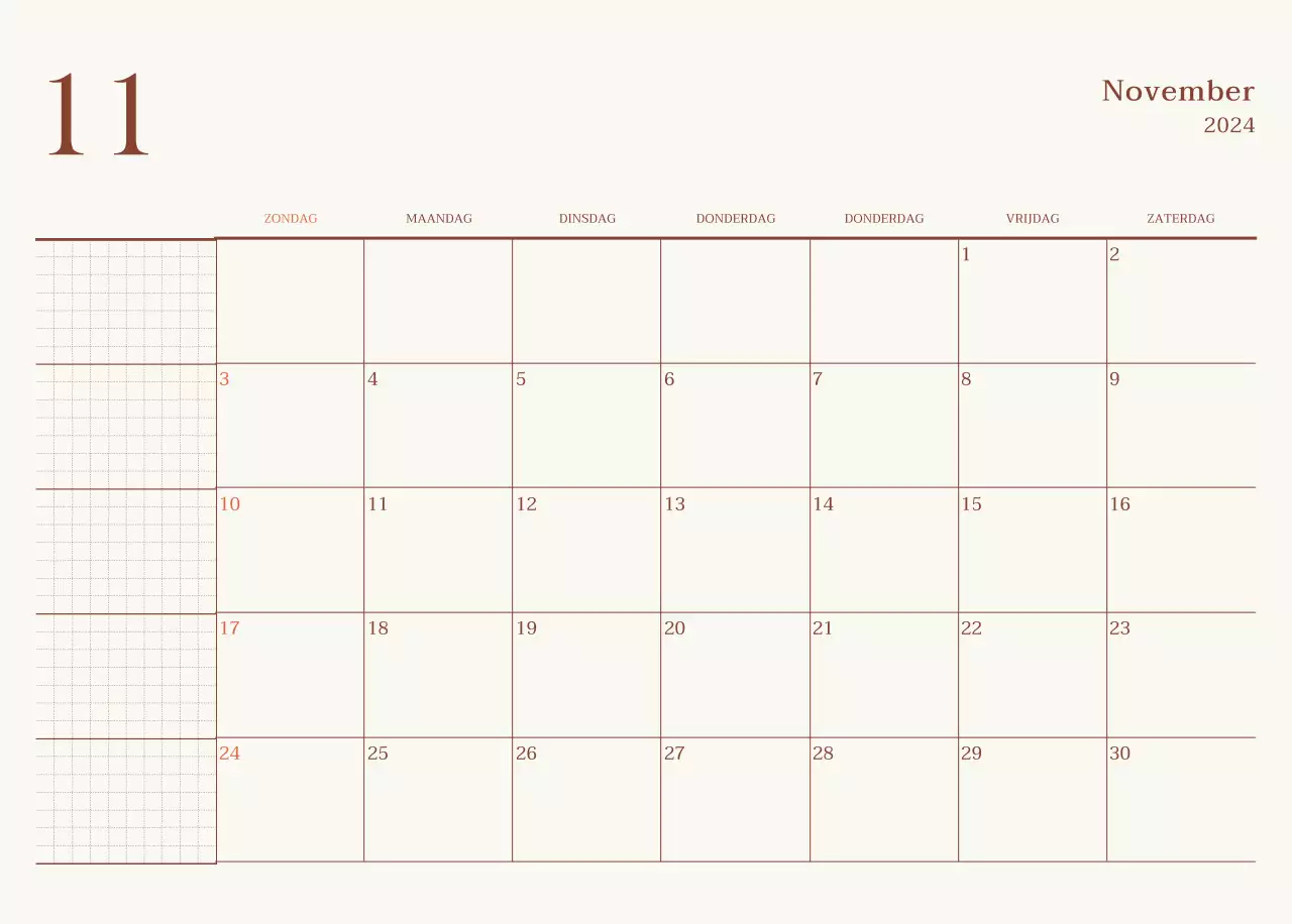 Emotionele fotolay-out voor café in beige en bruin