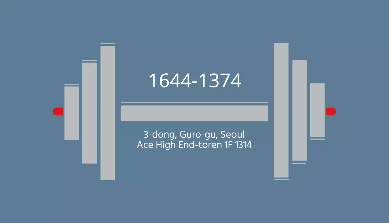 Bizgym Sportschool visitekaartje