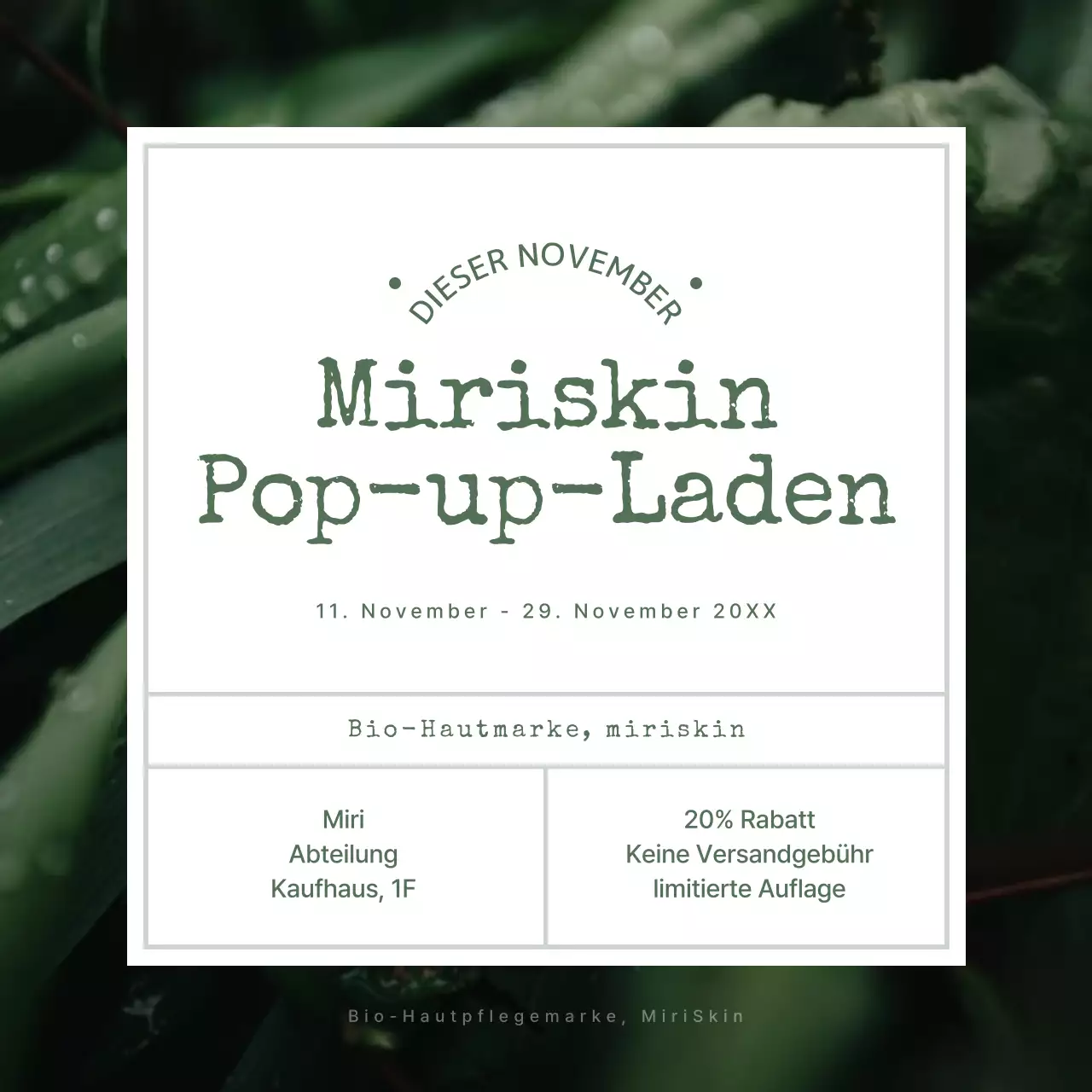 Green's Organic Cosmetics Bewertung