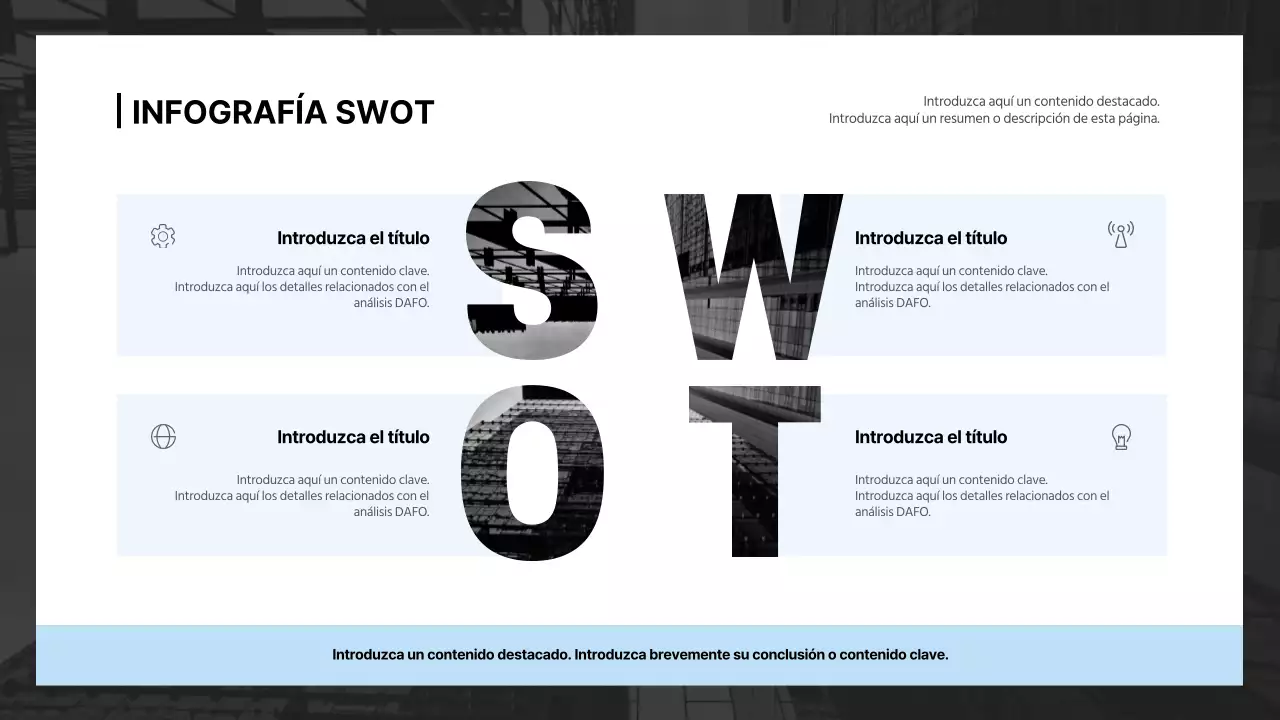 Un diagrama conceptual limpio en blanco y azul claro