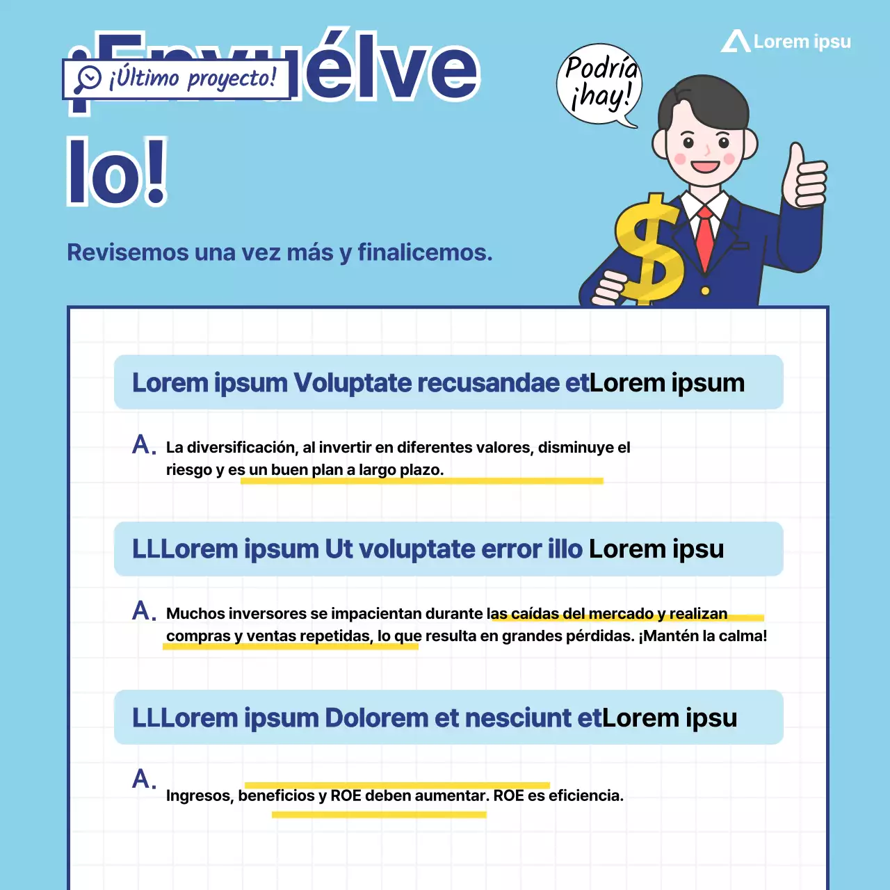 Sky Blue Stocks Tarjeta financieraNoticias