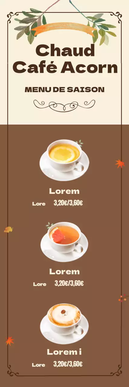 Thé aux fruits de gland