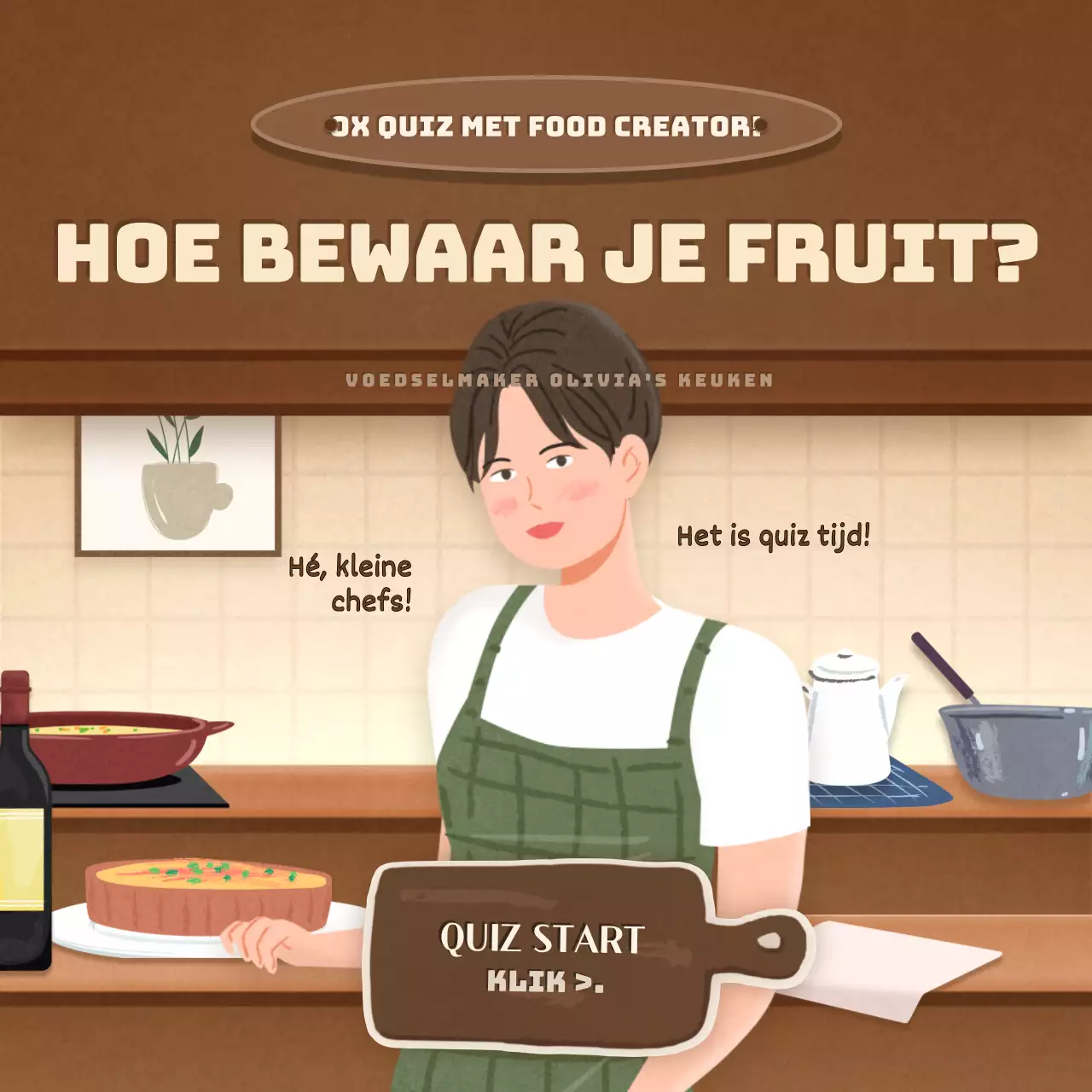Quiz over het bruine, emotionele illustratieconcept van overkill