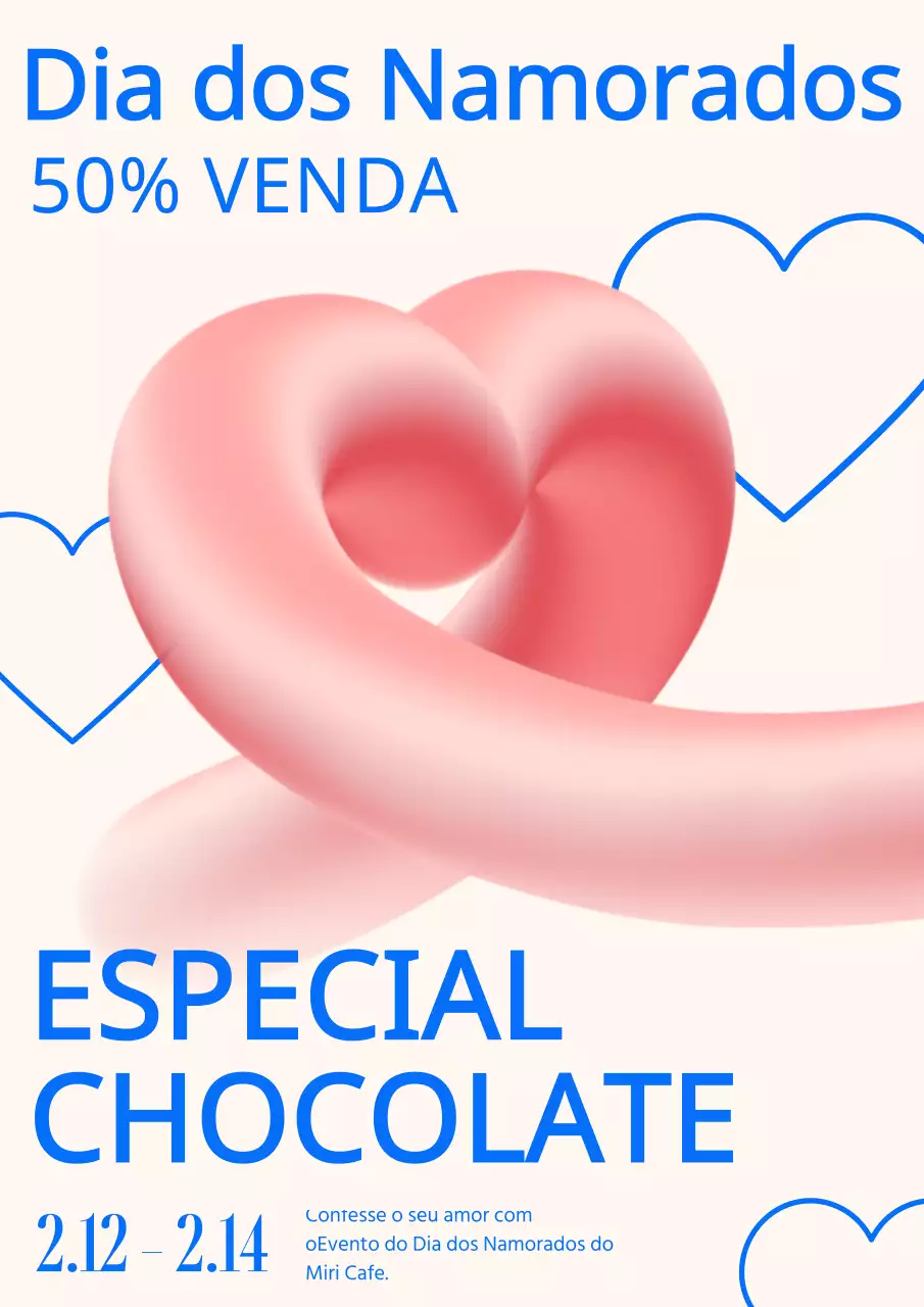 Promover o seu evento Pink Heart Cafe