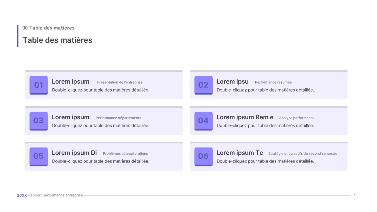 Kit de présentation d'entreprise violet, concept UI tridimensionnel