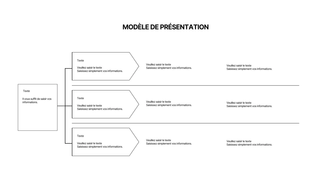 Formes noires simples