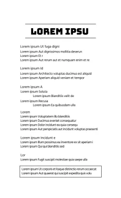 Witregelig eenvoudig voedselinformatie-etiket