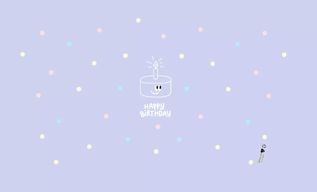 Niedliche Geburtstagsfeier Pappbecher in Pastell lila