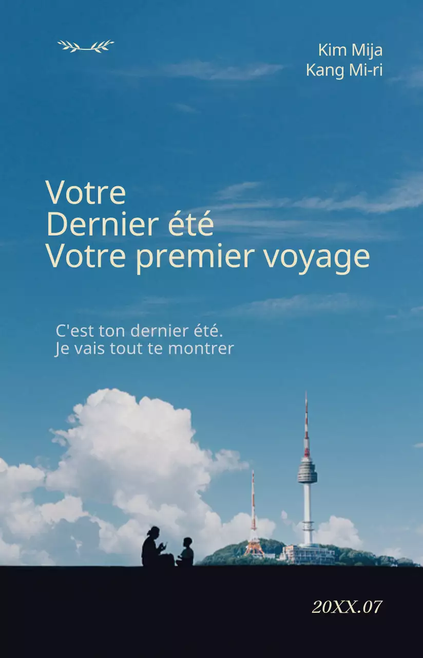 Affiches de films mettant en exergue des citations de films émotionnels dans des couleurs sourdes