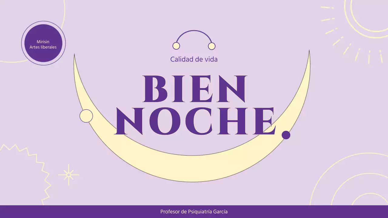 Conferencia clínica sobre hábitos de sueño sencillos de Mauve