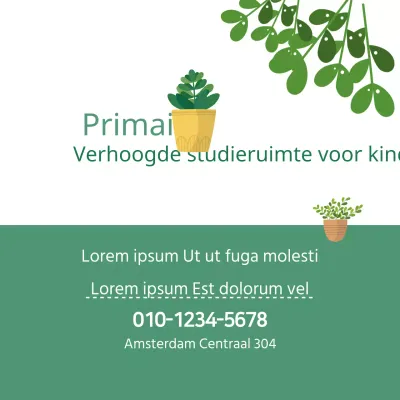 Verhoogde studieruimte voor kinderen