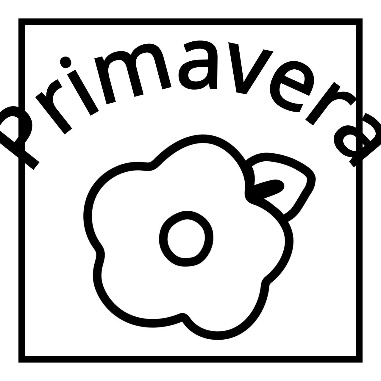 Semplice illustrazione a linee nere di vari oggetti e animali