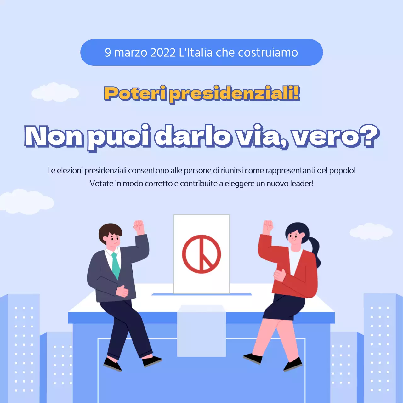 L'elezione presidenziale in blu: quali poteri ha il Presidente? Votare alle 20esime elezioni presidenziali