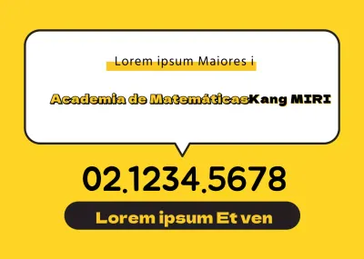 Promover una escuela de matemáticas amarilla y limpia