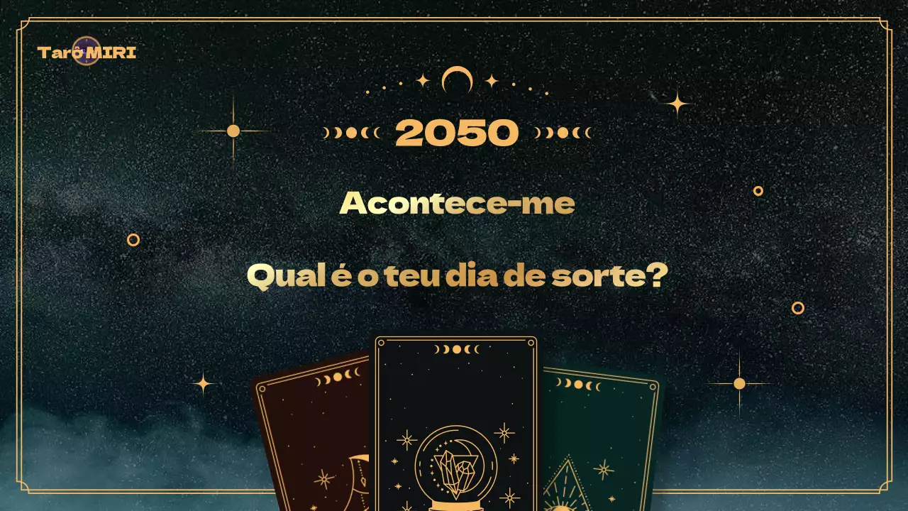Horóscopo de Ano Novo do Tarot com um fundo cósmico turquesa