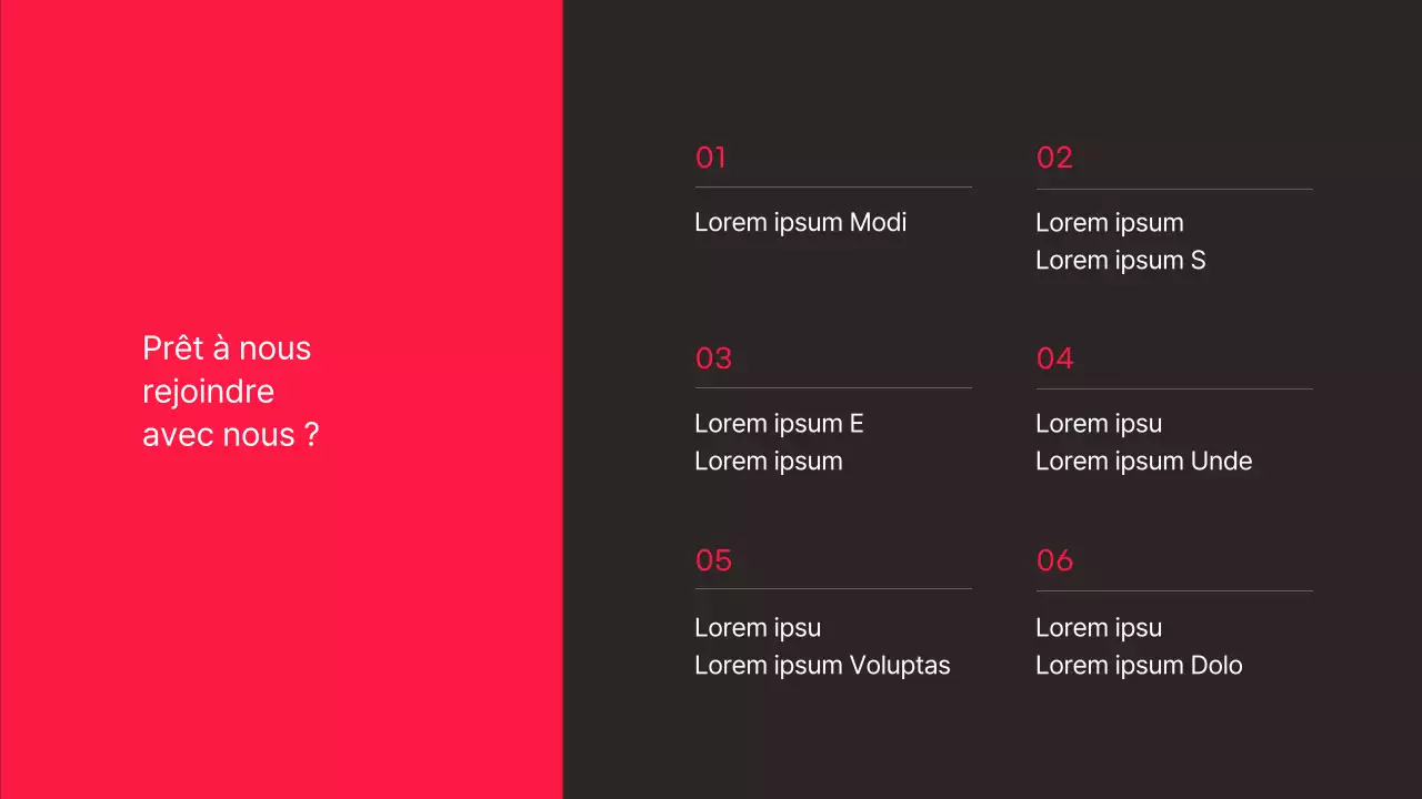 Thème de stratégie de marque personnelle avec fond noir et accents rose vif