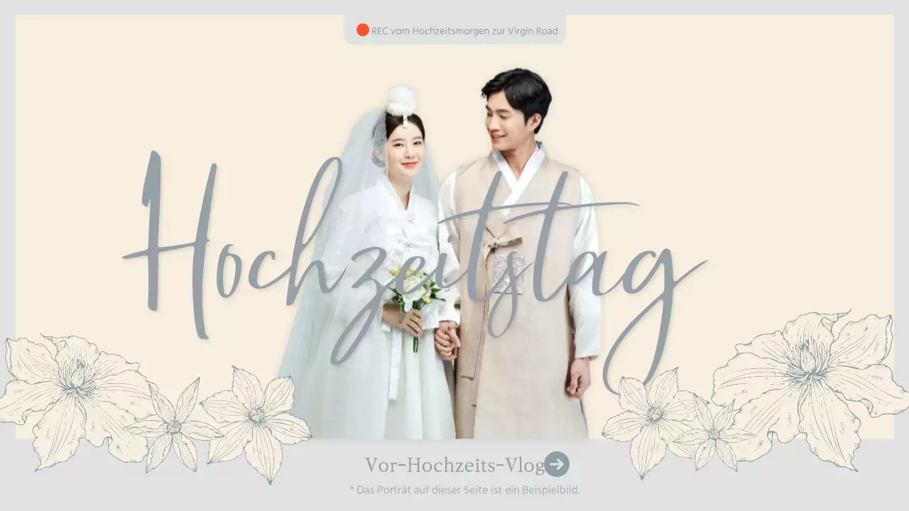 Ein pastellfarbener Vor-Hochzeits-Vlog