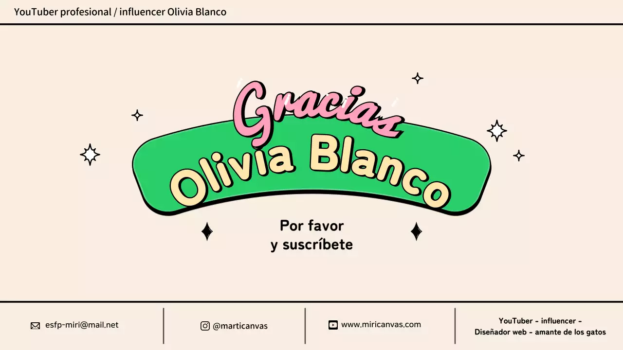 Una bonita y colorida propuesta de colaboración entre YouTubers en rosa, verde y pastel.