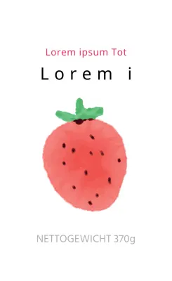 Weiße hausgemachte Erdbeerkonfitüre