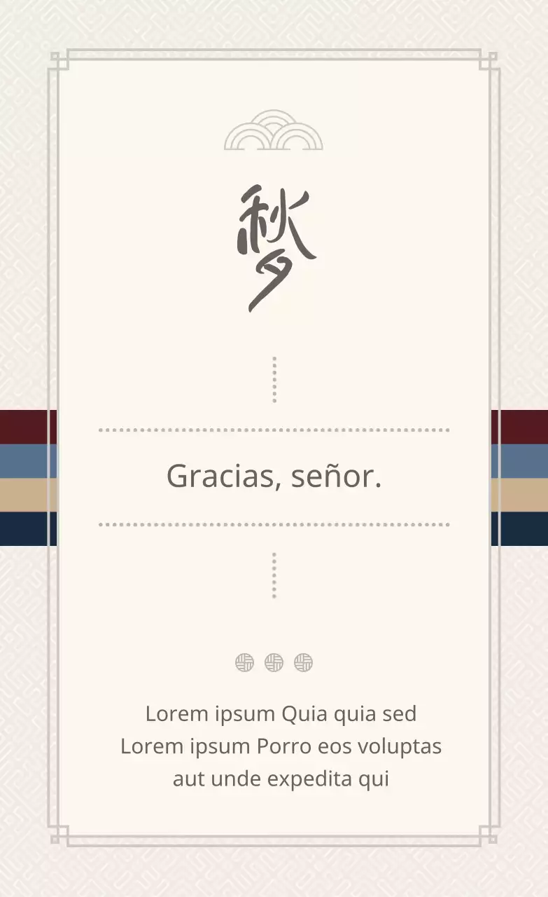 Felicitación de Acción de Gracias en sobre gris claro