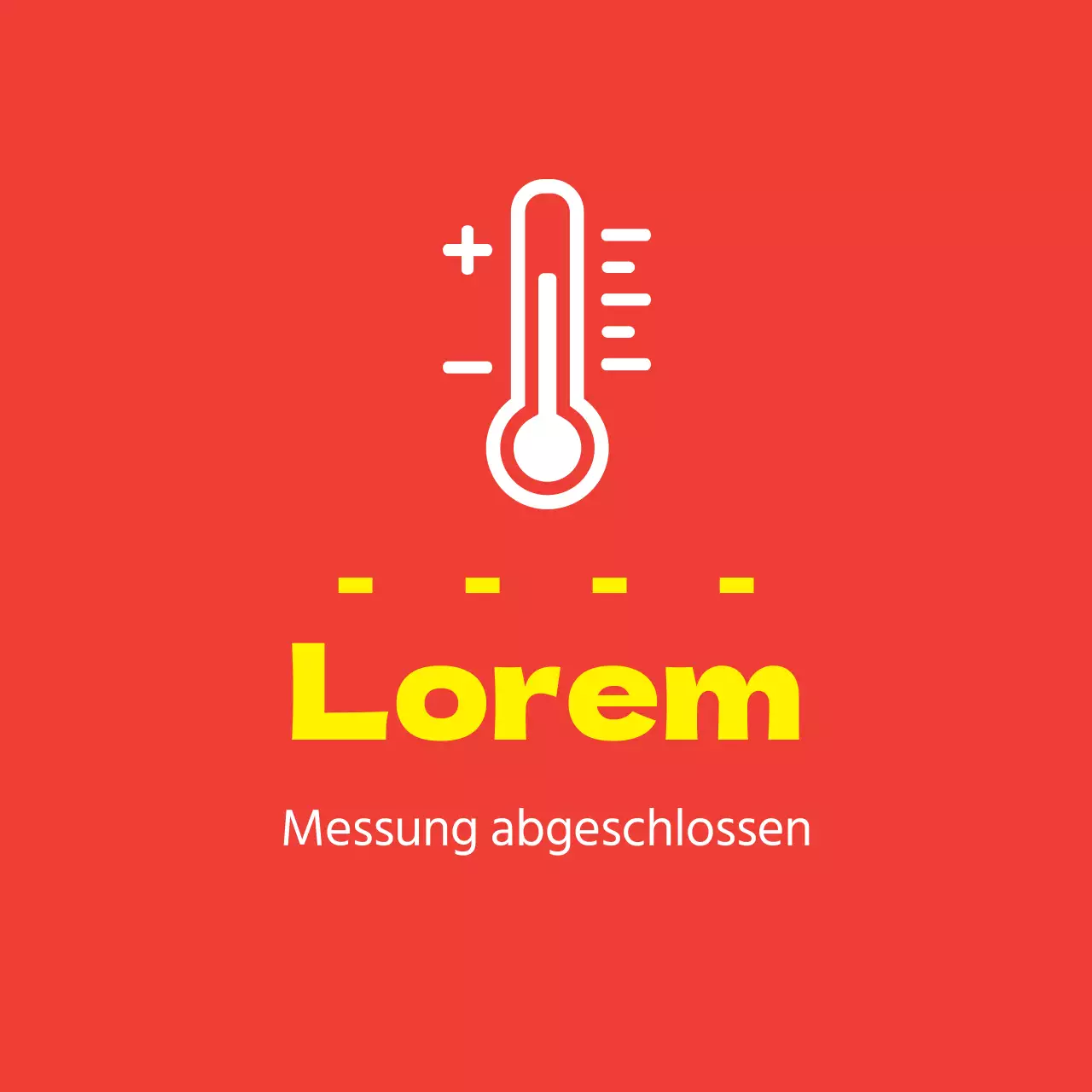 Orange-gelbe Abbildung Leitfaden für die Korona-Temperatur