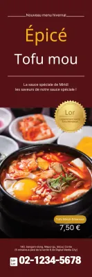 Promouvoir le nouveau menu de votre restaurant de sushis