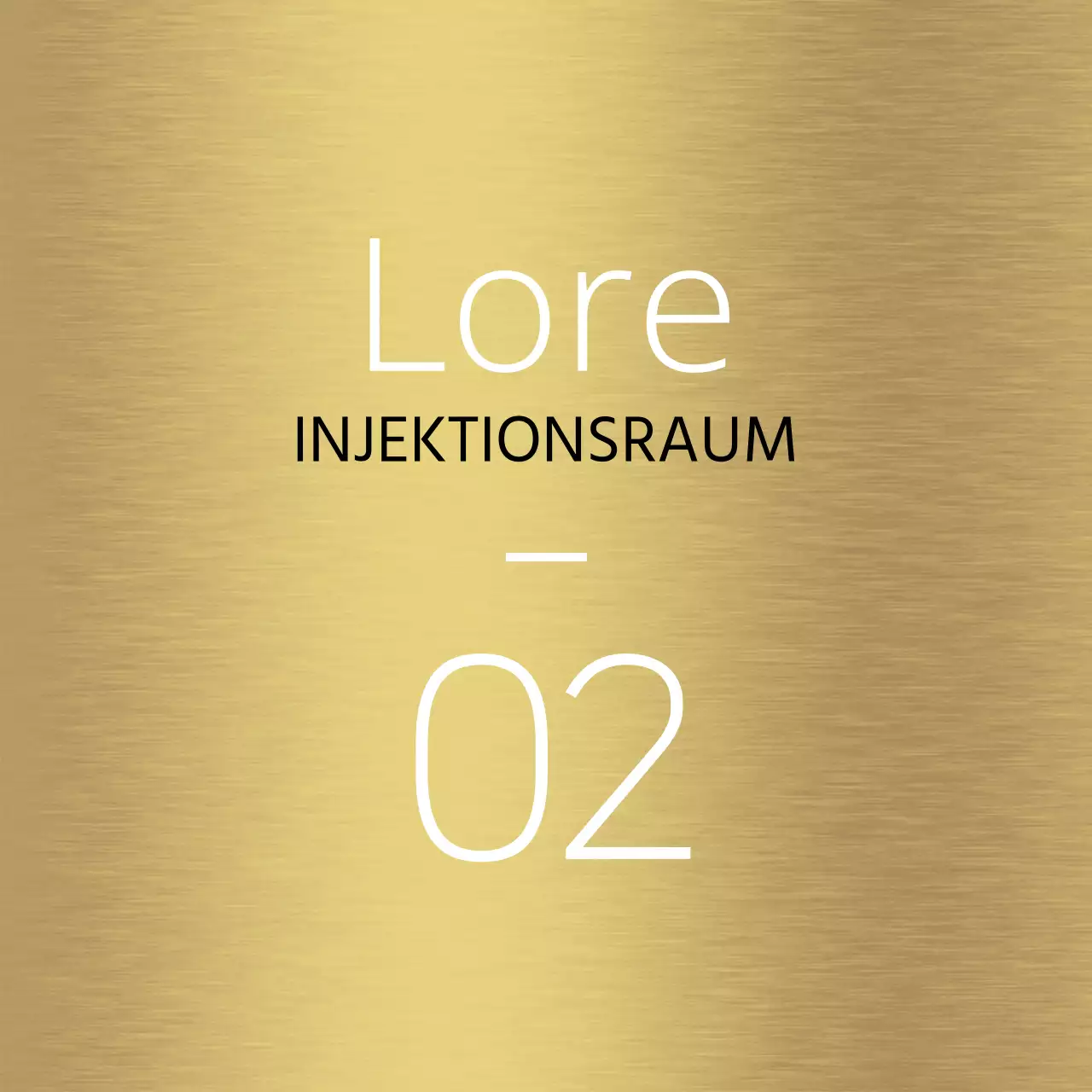 Einfache Gestaltung des Ortsführers mit weißen Linien und Ortsnamen von Krankenhäusern