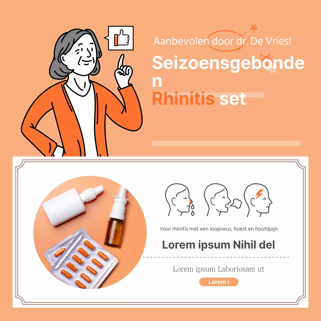Seizoensgebonden rhinitis Set