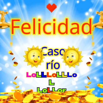 Moneda de oro amarillo y azul claro deseos de felicidad