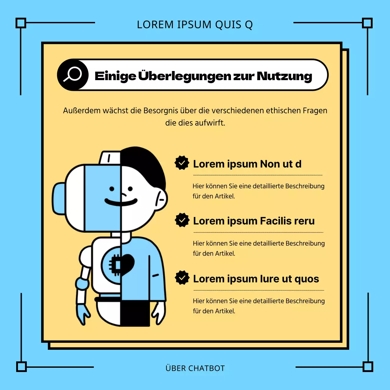 Diskussionen über blue chatbot AI