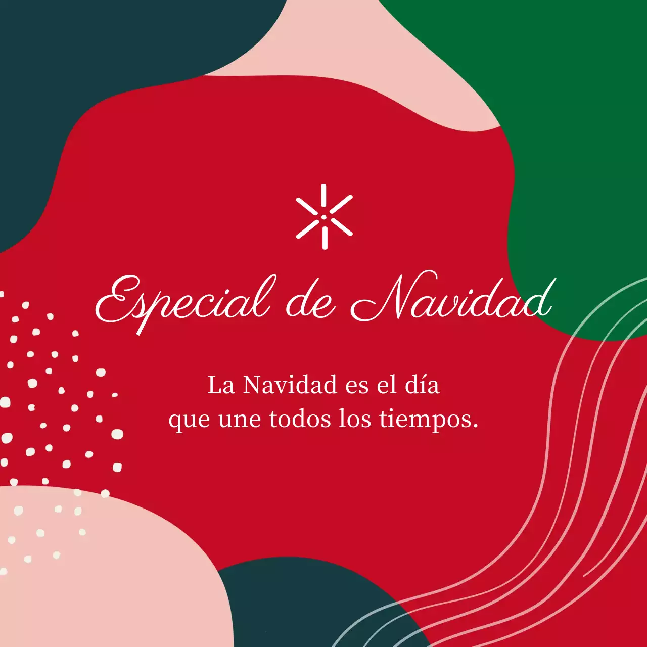 Etiquetas para envolver regalos de Navidad de colores rojo, verde