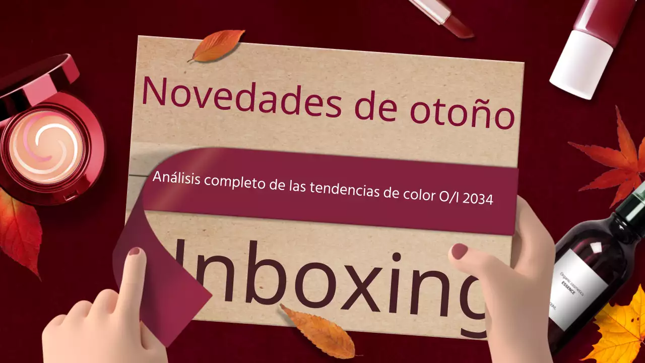 Borgoña marrón libre composición 3d objeto concepto otoño artículo cosmético unboxing tema