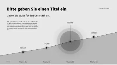 Sauberes Kartenkonzept in Grau und Schwarz