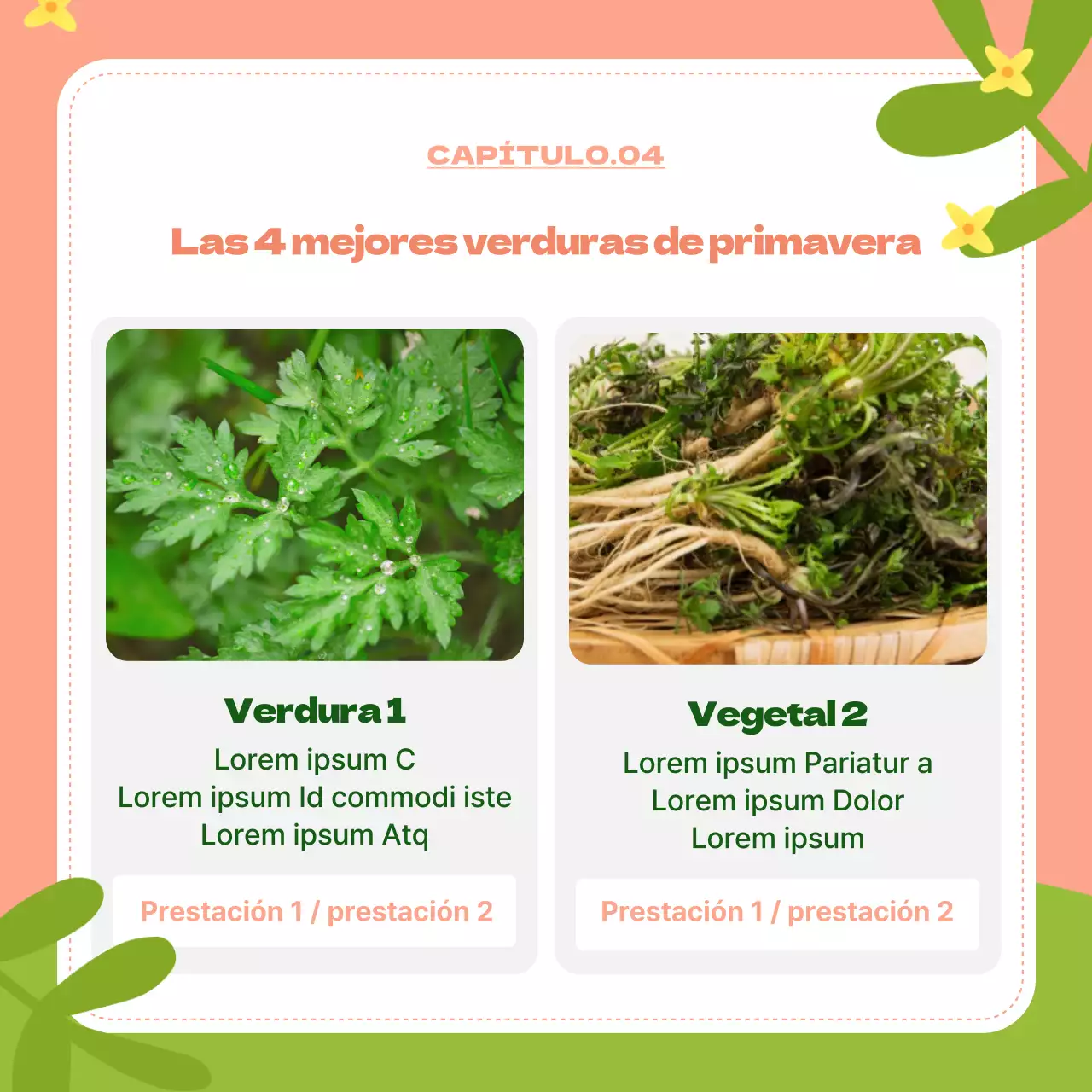 Flores primaverales brillantes en chartreuse y rosa