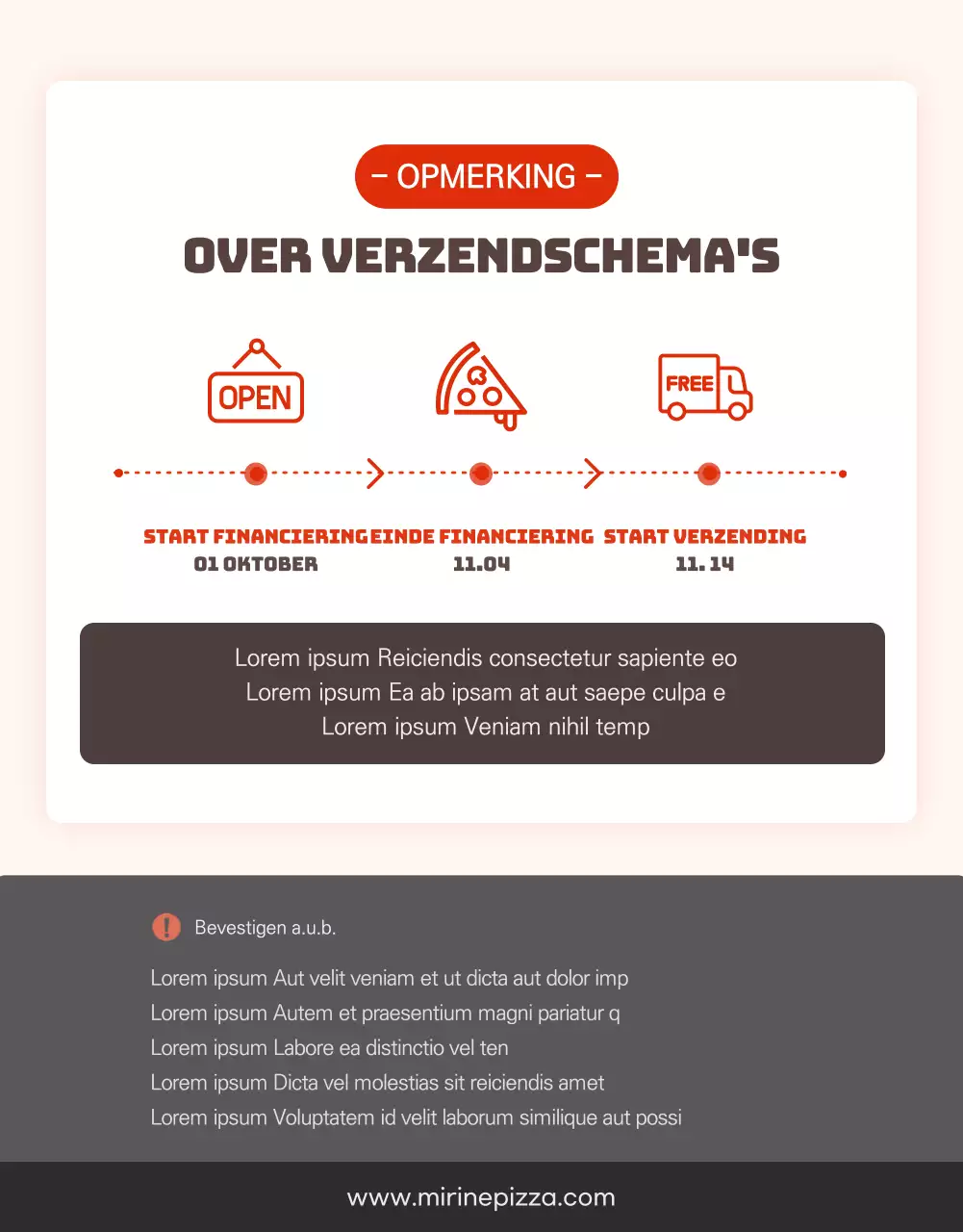 Promoot de verkoop van een eenvoudige pizza met rode Koreaanse rijst