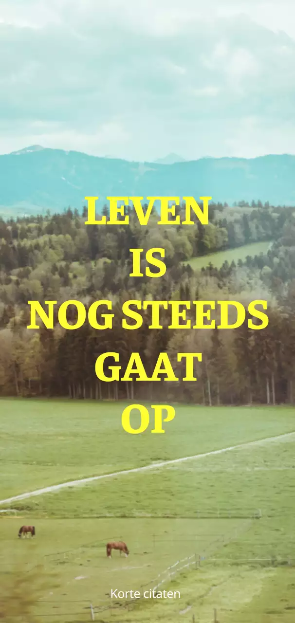 Merchandise met emotionele geel-witte landschapsfoto's en emotionele tekst