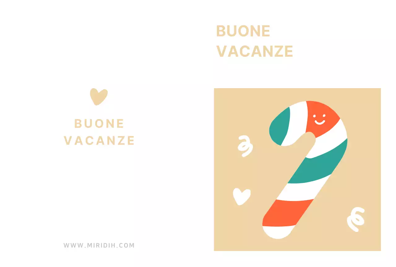 Bianco Carino Natale Caramelle Natale Cartolina Cartolina