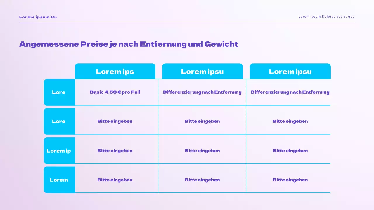 Einführung der lila Himmel einfache Versandlösung Lieferung